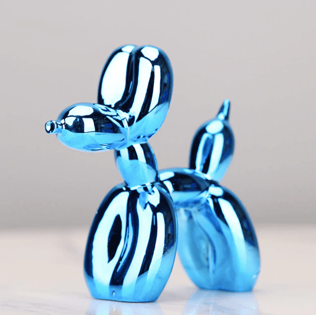 Karnz | Elektroplated Ballonhund Skulptur