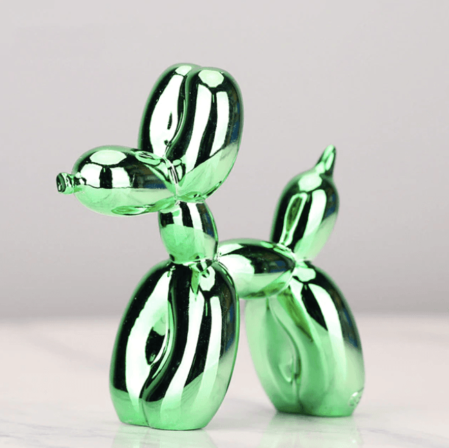 Karnz | Elektroplated Ballonhund Skulptur