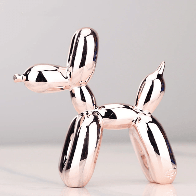 Karnz | Elektroplated Ballonhund Skulptur