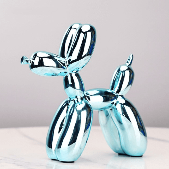 Karnz | Elektroplated Ballonhund Skulptur