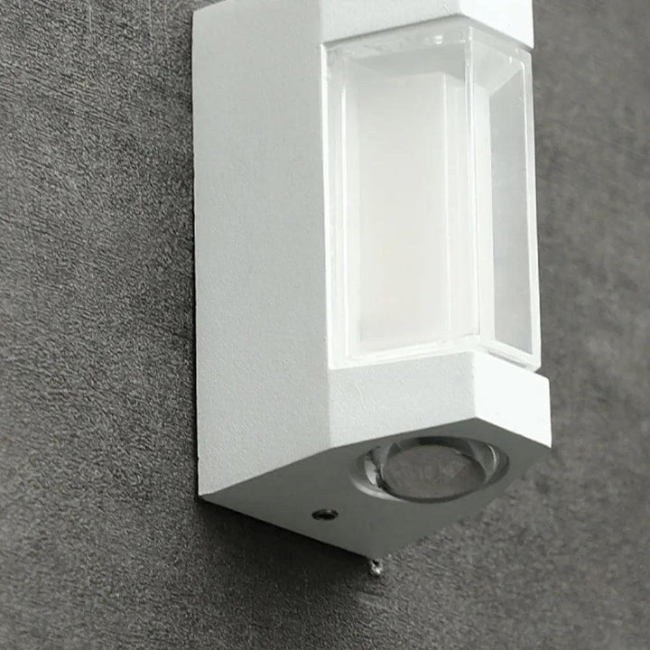 Wasserdichte LED-Außenwandleuchte aus Metall