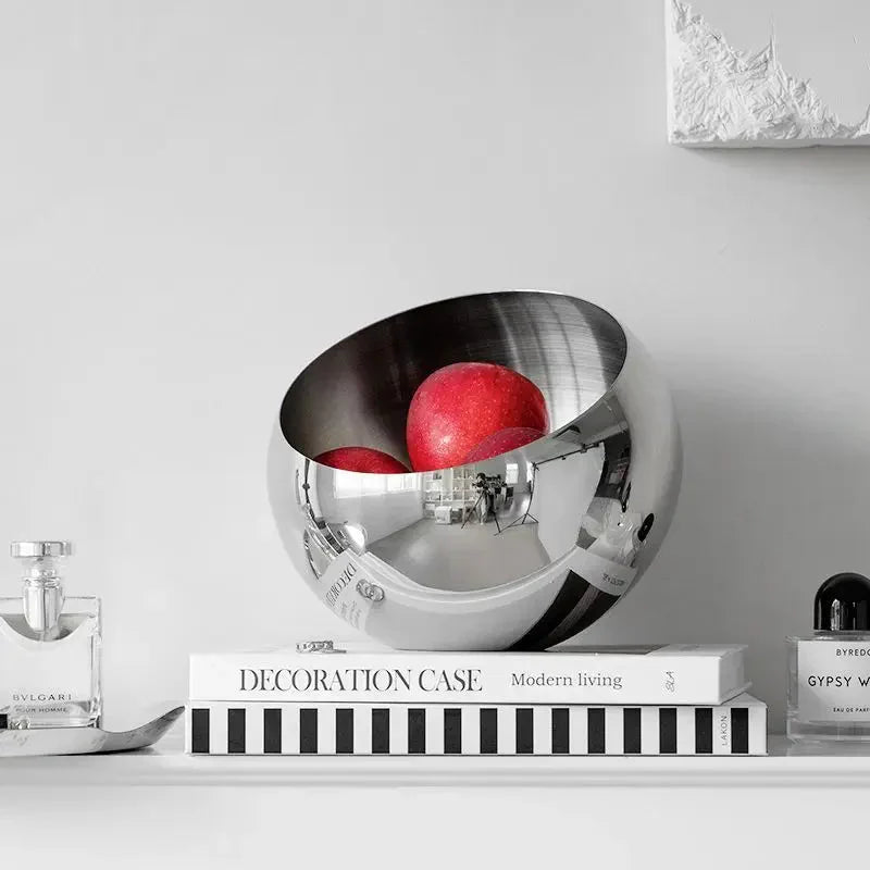 Elegante Edelstahl Obstschale - Modernes umweltfreundliches Design | Karnz