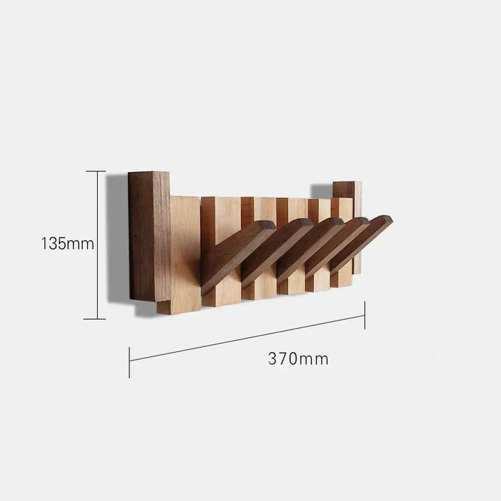 HarmonyCoat Klavier Holz Garderobe – Dekorative Haken für Diele und Wohnzimmer | Karnz
