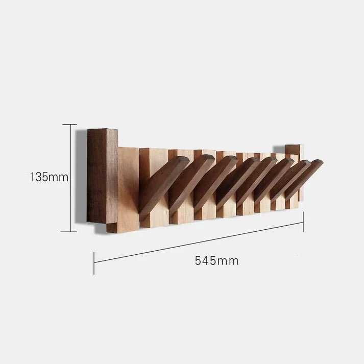 HarmonyCoat Klavier Holz Garderobe – Dekorative Haken für Diele und Wohnzimmer | Karnz