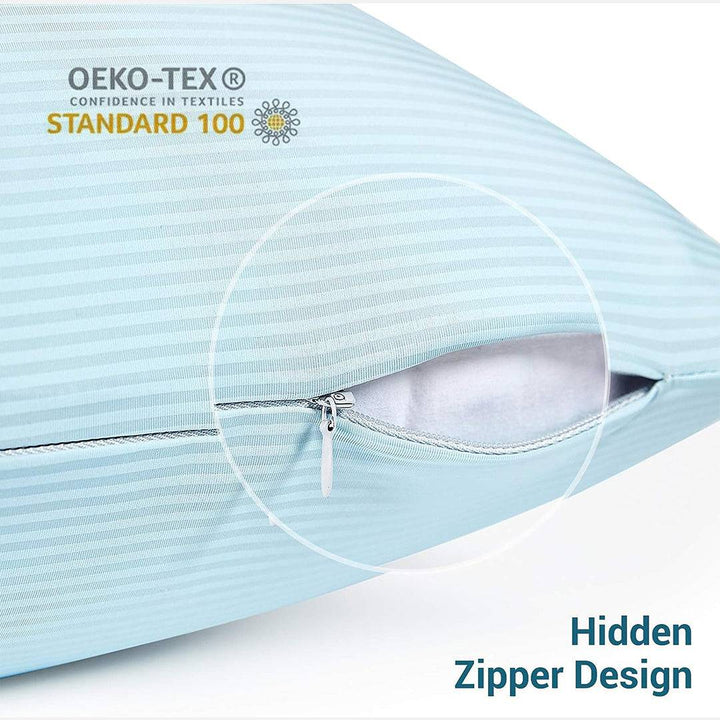 Kühlende Kissenbezüge – Elastisches Spandex, Q-Max 0.38, für Standard- und Queen-Größe | Karnz