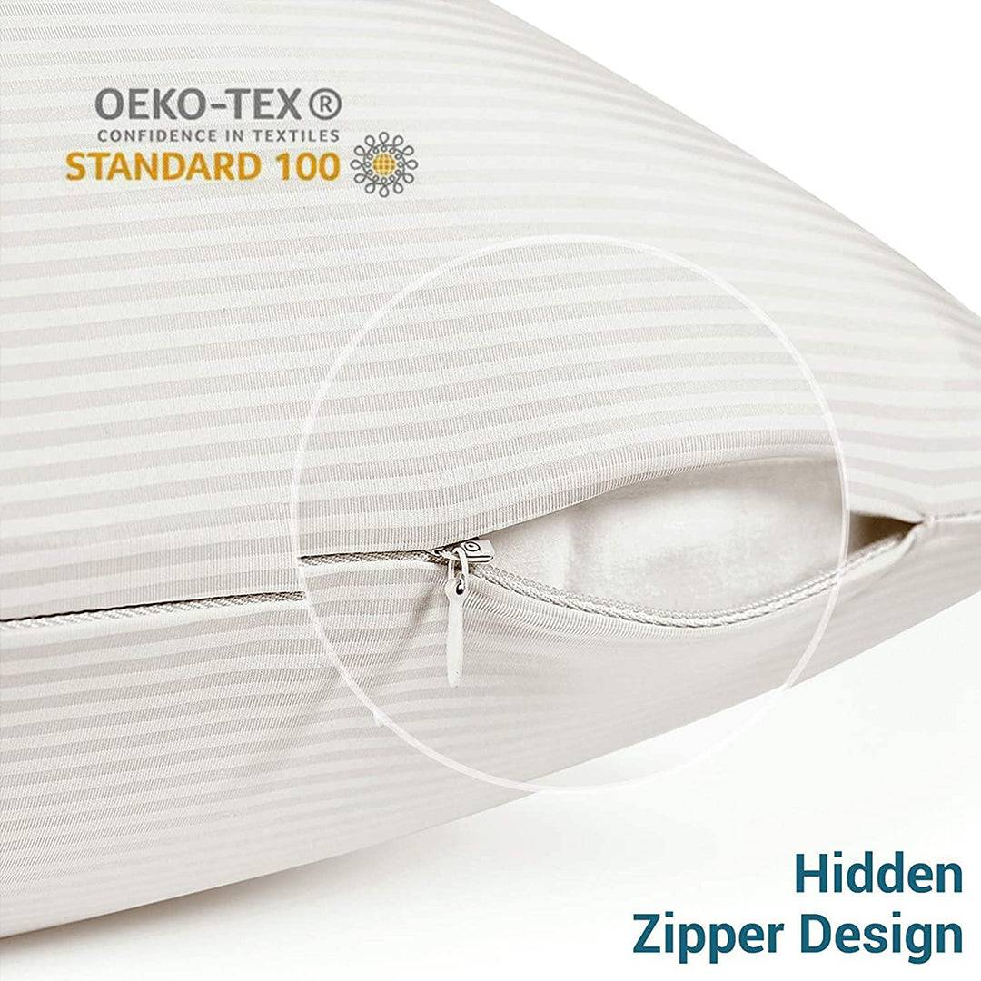 Kühlende Kissenbezüge – Elastisches Spandex, Q-Max 0.38, für Standard- und Queen-Größe | Karnz
