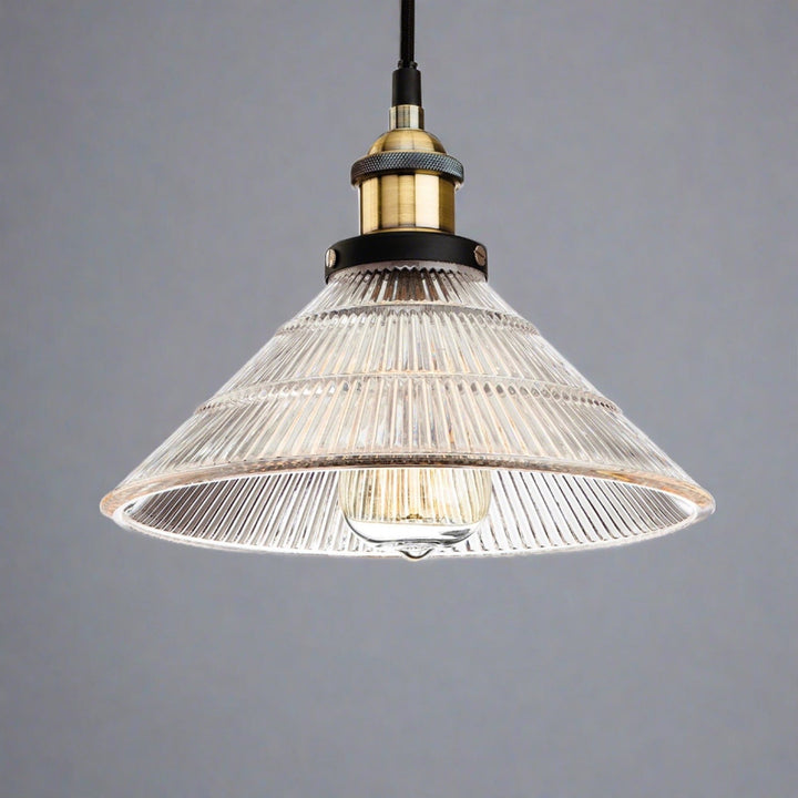 Zayden Pendelleuchte im Retro-Prismen-Design