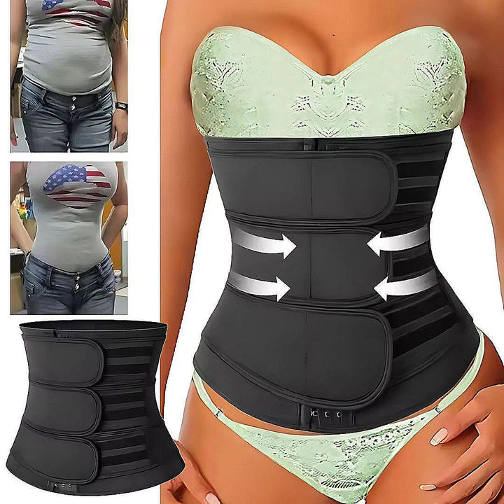ThermoCore | Taillengurtel – Dreifache Kompression – Atmungsaktives Neopren – Verwendung nach dem Training und nach der Geburt Karnz