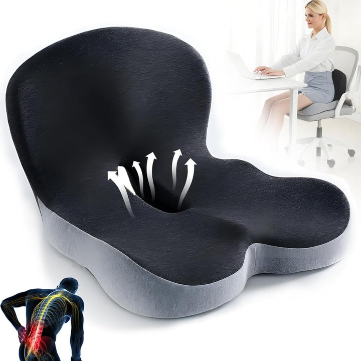 BODYFORM PAD – Ergonomisches Sitzkissen aus Memory-Schaum für täglichen Komfort