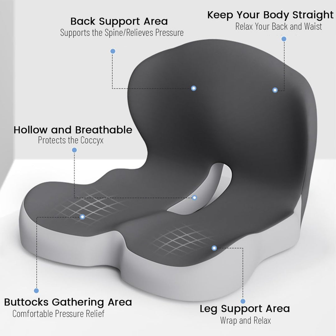 BODYFORM PAD – Ergonomisches Sitzkissen aus Memory-Schaum für täglichen Komfort