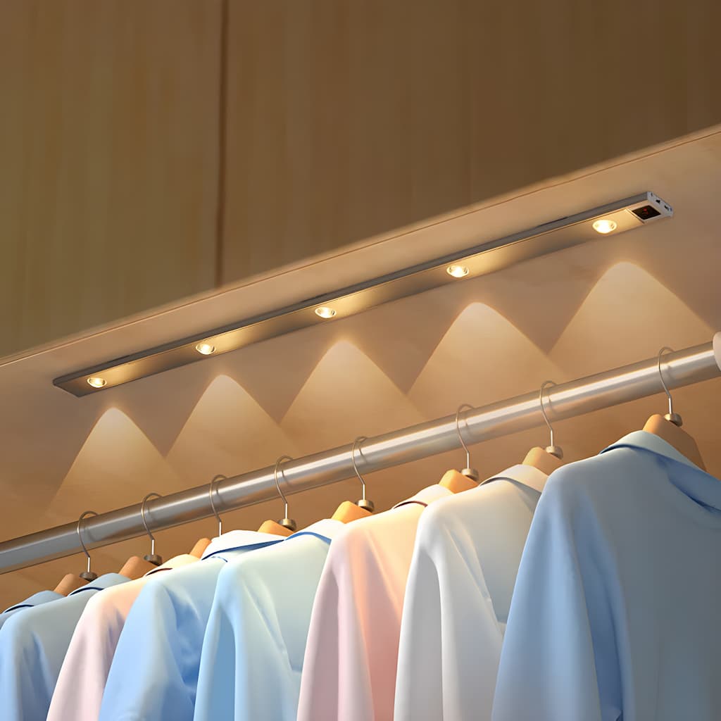 Drahtloser Bewegungssensor LED-Licht – Wiederaufladbar und einfach zu installieren | Karnz