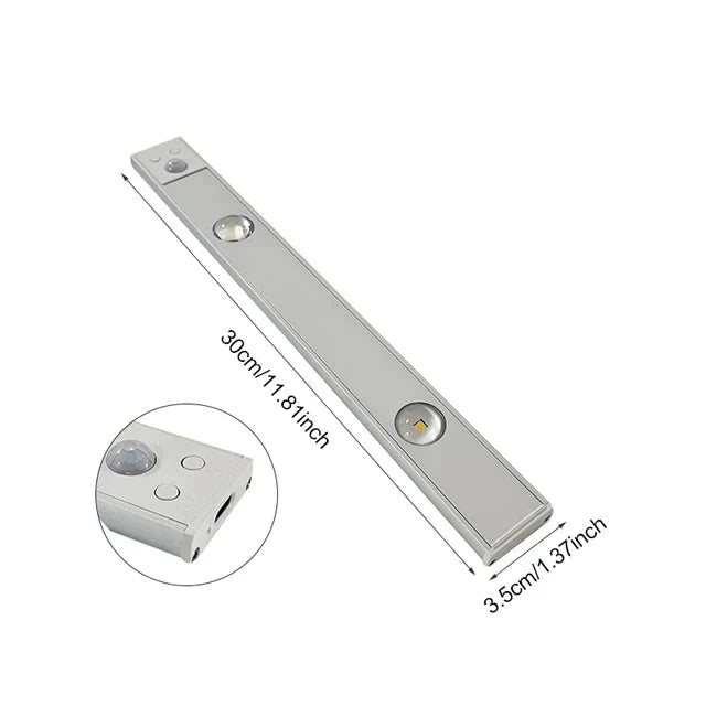 Drahtloser Bewegungssensor LED-Licht – Wiederaufladbar und einfach zu installieren | Karnz
