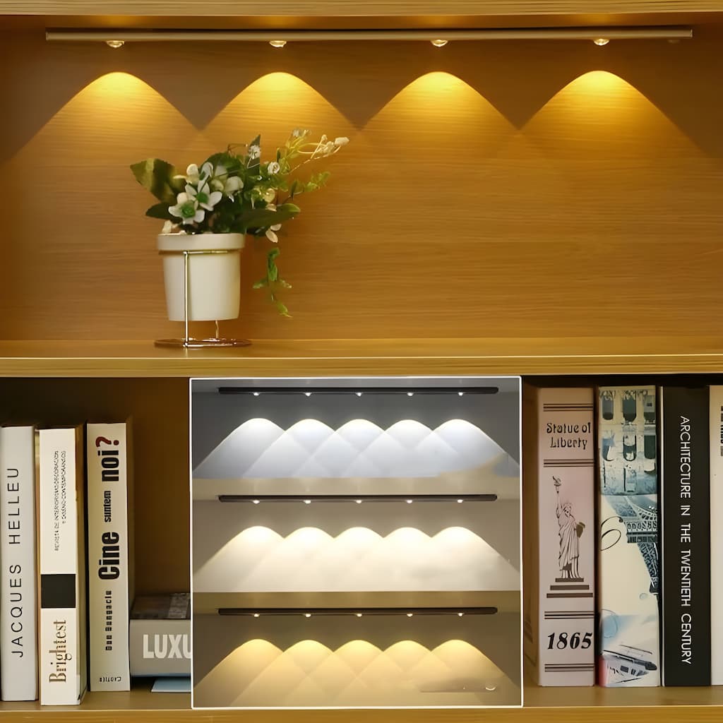 Drahtloser Bewegungssensor LED-Licht – Wiederaufladbar und einfach zu installieren | Karnz