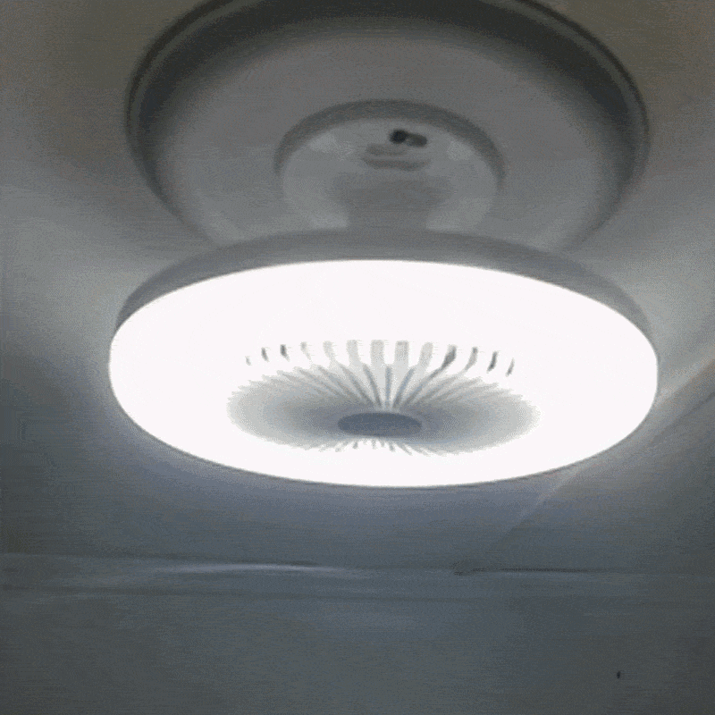 LED-Deckenventilator zur Schraubmontage – Kein Elektriker erforderlich, mit Fernbedienung | Karnz