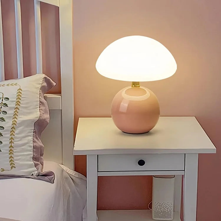 Karnz | Französischer Stil und natürliche Schönheit des Pilzes in der Lampe