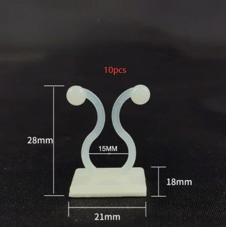 Selbstklebende Pflanzenhalter Mini Wandclips | Karnz