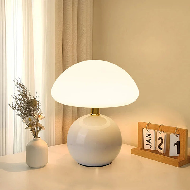 Karnz | Französischer Stil und natürliche Schönheit des Pilzes in der Lampe