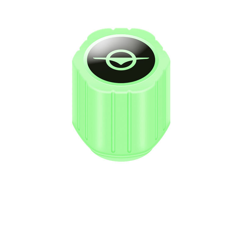 20-Pack Neongrüne Glow-Reifendruckkappen – Keine Batterie erforderlich, Universelle Passform Karnz