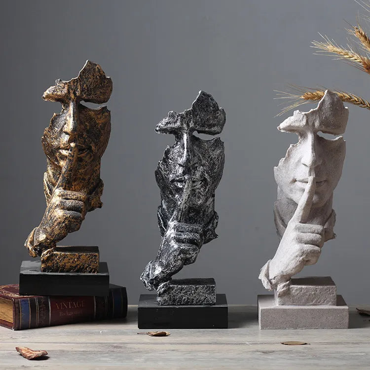 Silence Is Gold Miniatur Skulptur | Karnz
