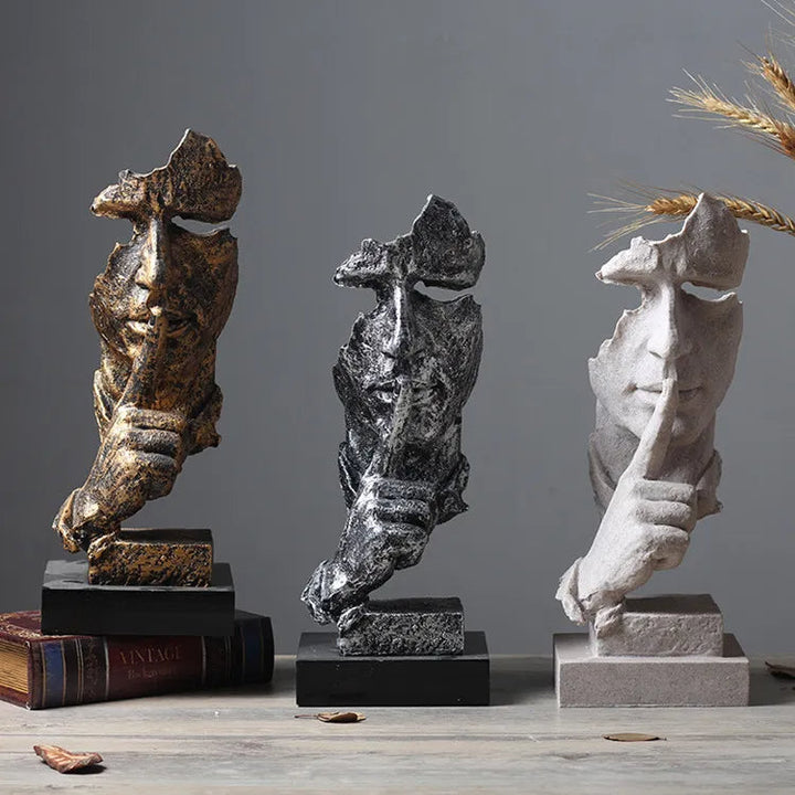 Silence Is Gold Miniatur Skulptur | Karnz