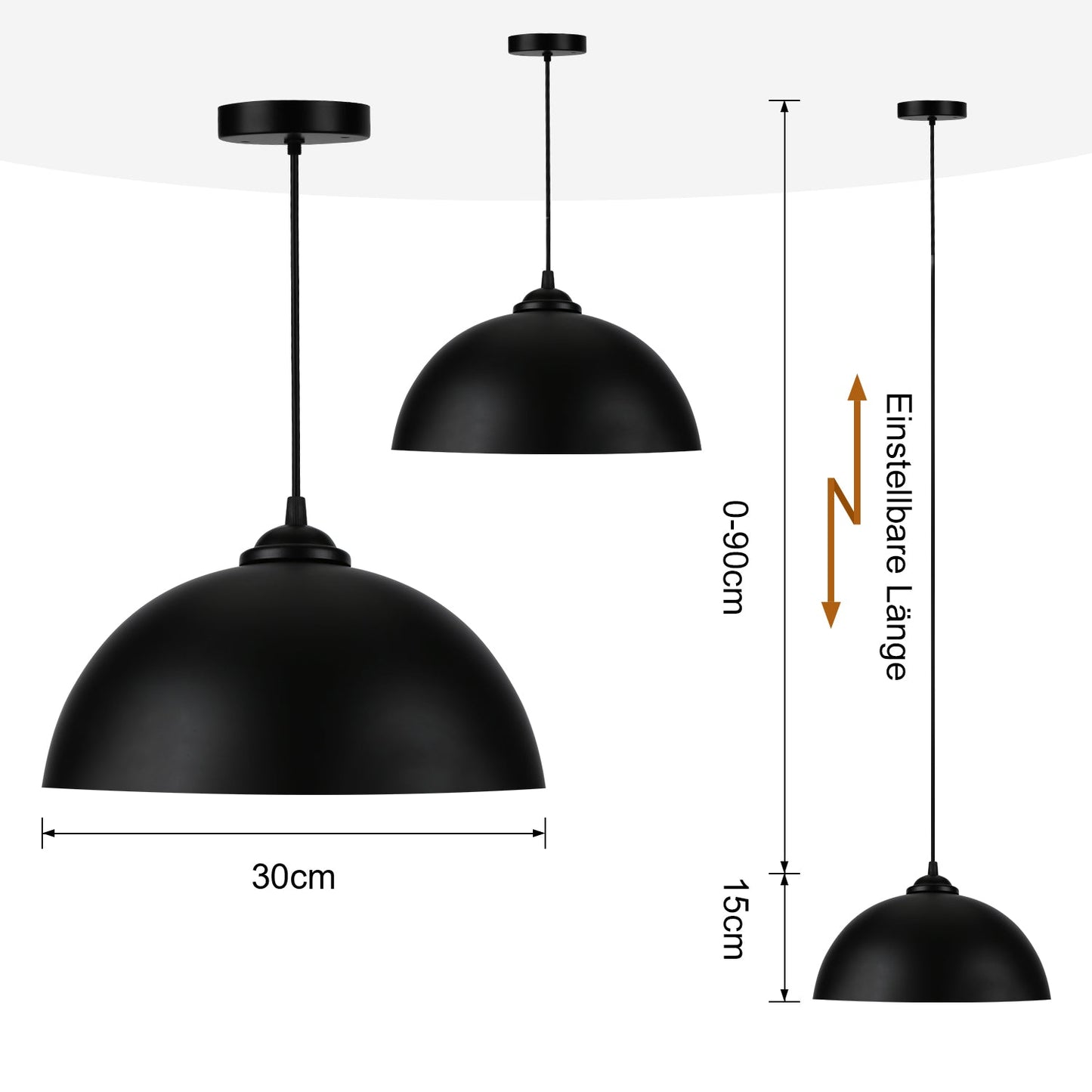 Retro Lampenschirm aus Metall 2 Stücke | Karnz