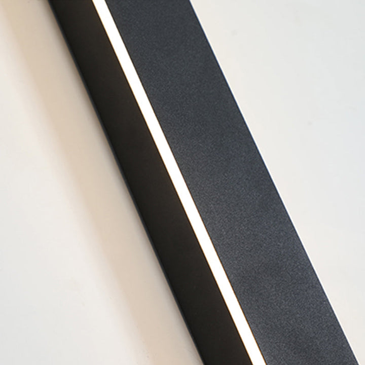 Zenith - Tight LED Wandleuchten Schwarzes Metall für Innen und Außen, modernes Design für Garten und Flur | Karnz