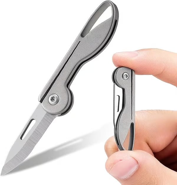 Mini Titanlegierung Faltbare Taschenmesser Karnz