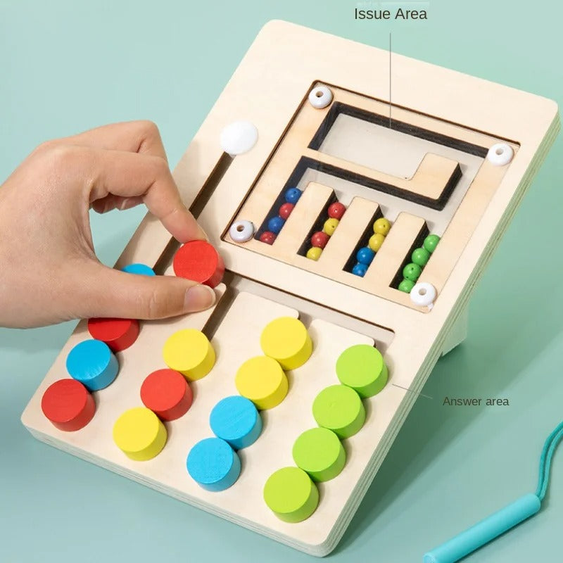 Holz Puzzle Spiel | Interaktive Lernspaß | Karnz