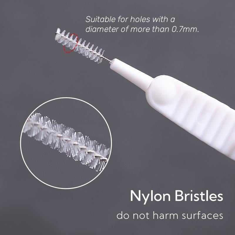 Präzisions-Reinigungsbürsten-Set | 30er-Pack | Nylonborsten mit PP-Griff | Für verschiedene Oberflächen geeignet