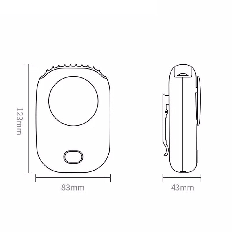 Tragbarer USB-Lüfter | Karnz