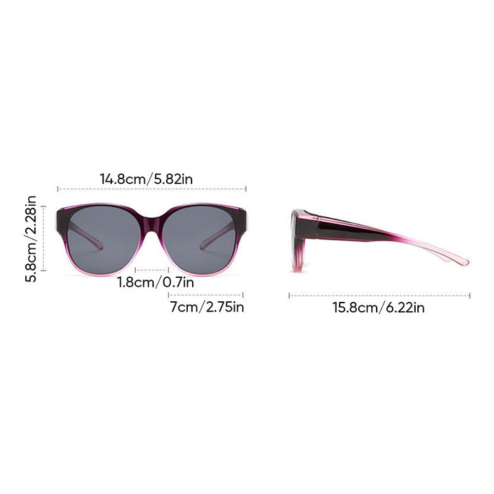 Karnz | Fit Over Glas Sonnenbrillen