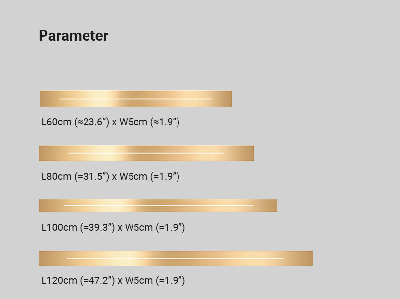 Moderne LED Wandleuchte - LumièreGold | Karnz