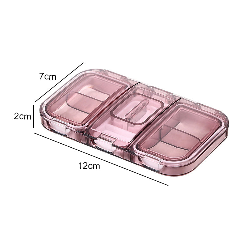 Rechteckige Pillenbox Organizer Behälter | Karnz