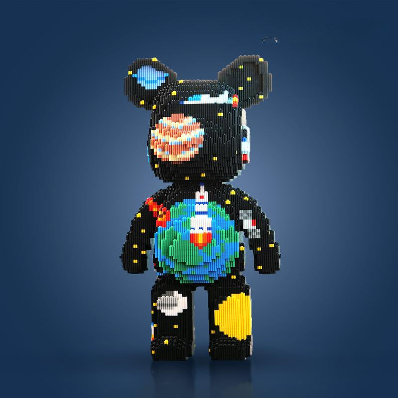 Karnz | DIY Pixel Art Block Bärenfiguren – Kreatives Bauen & Sammlerausstellung