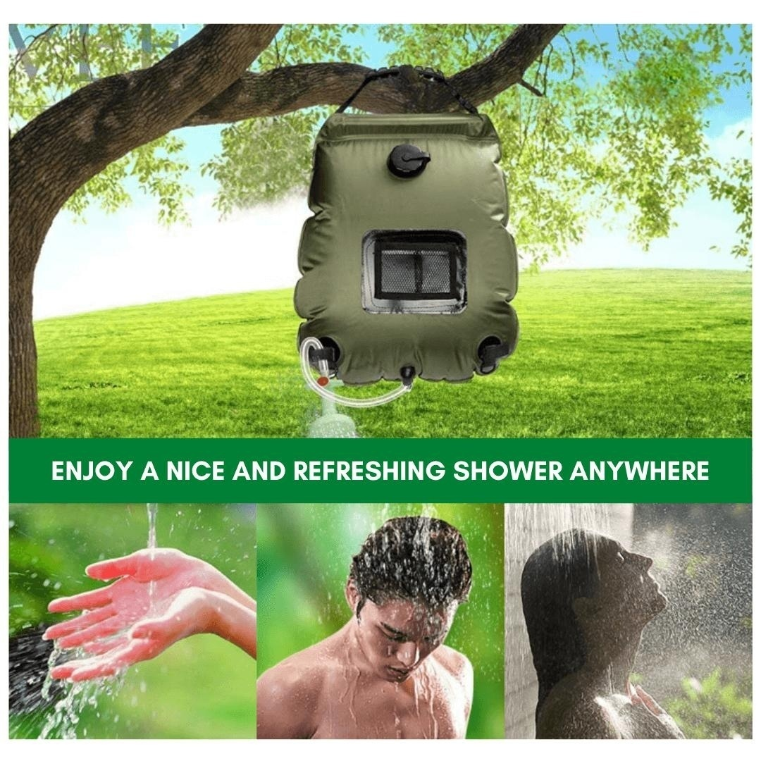 SolarFlow Portable Shower — Erleben Sie warme Freiheit und Frische, wo immer das Abenteuer ruft | Karnz