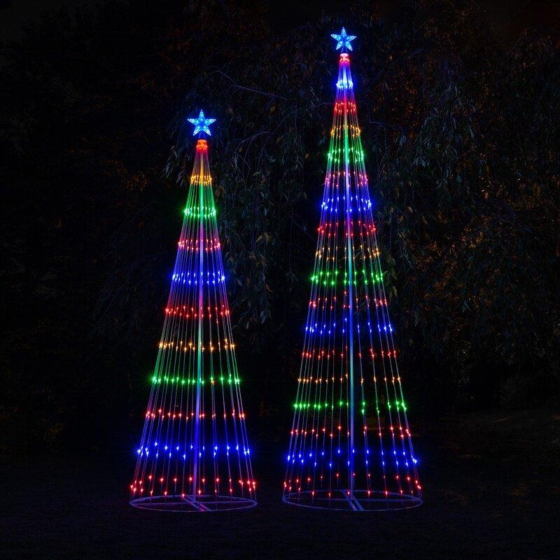 Der choreografierte Lichtshowbaum