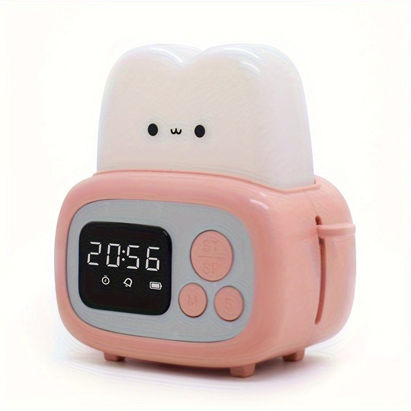Niedlicher LED-Alarmclock mit USB-wiederaufladbarem Akku | Karnz