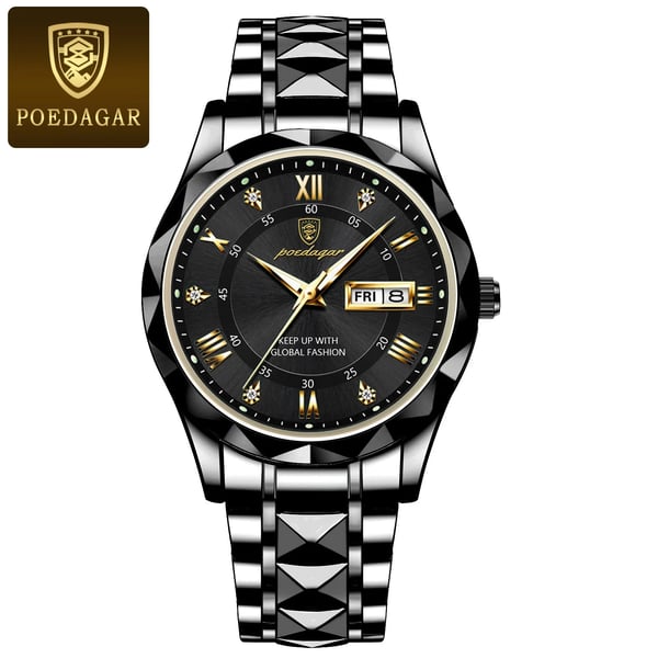 Wasserdichte Luxus-Herrenarmbanduhr einer Top-Marke mit Leuchtfunktion