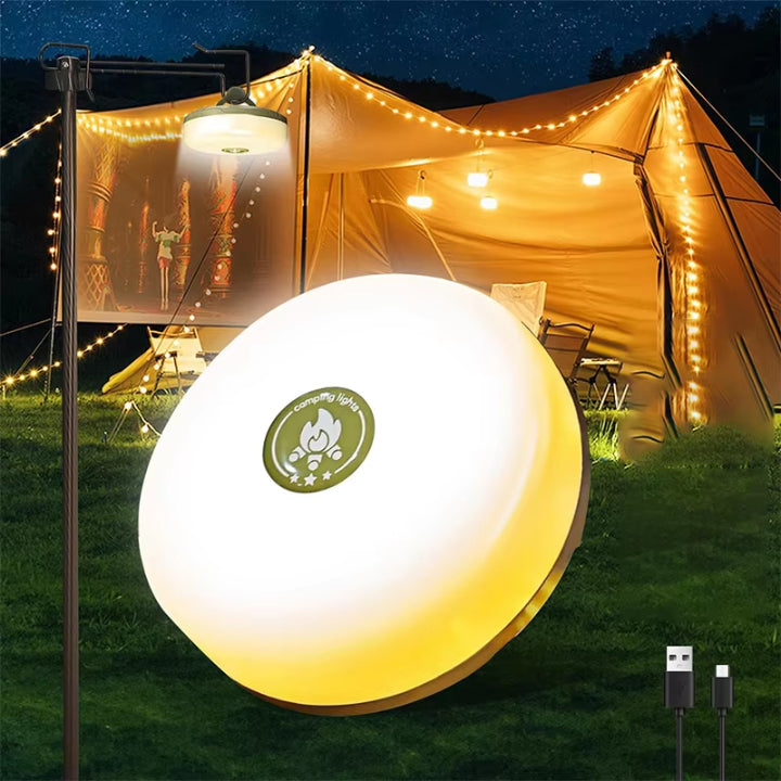 Campinglampe mit 10m RGB-Lichterkette — Deine magische Lichtquelle für unvergessliche Outdoor-Erlebnisse | Karnz