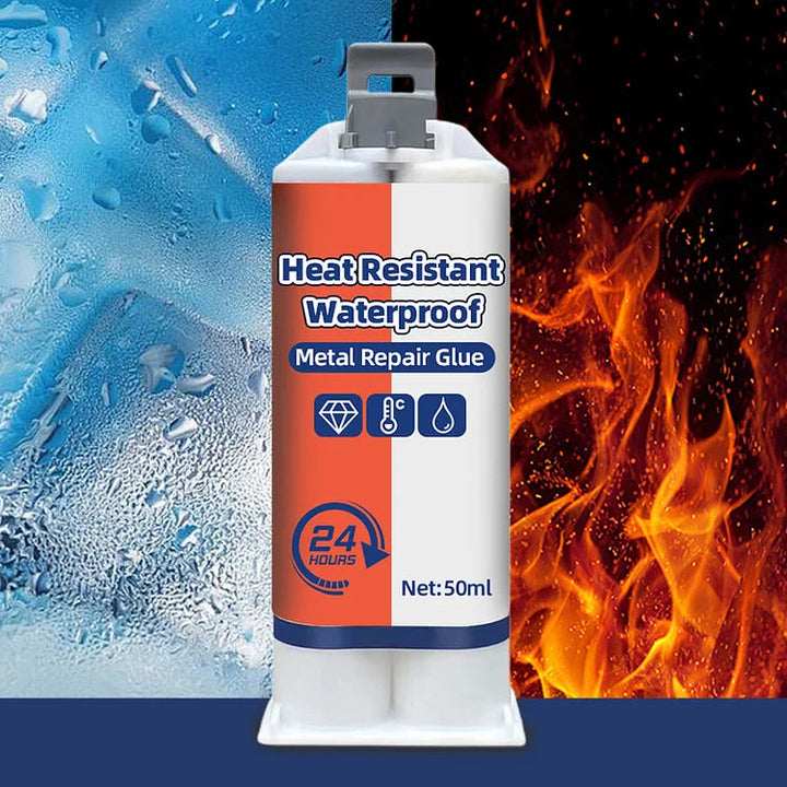 Hitzebeständiger, wasserfester Metallreparaturkleber