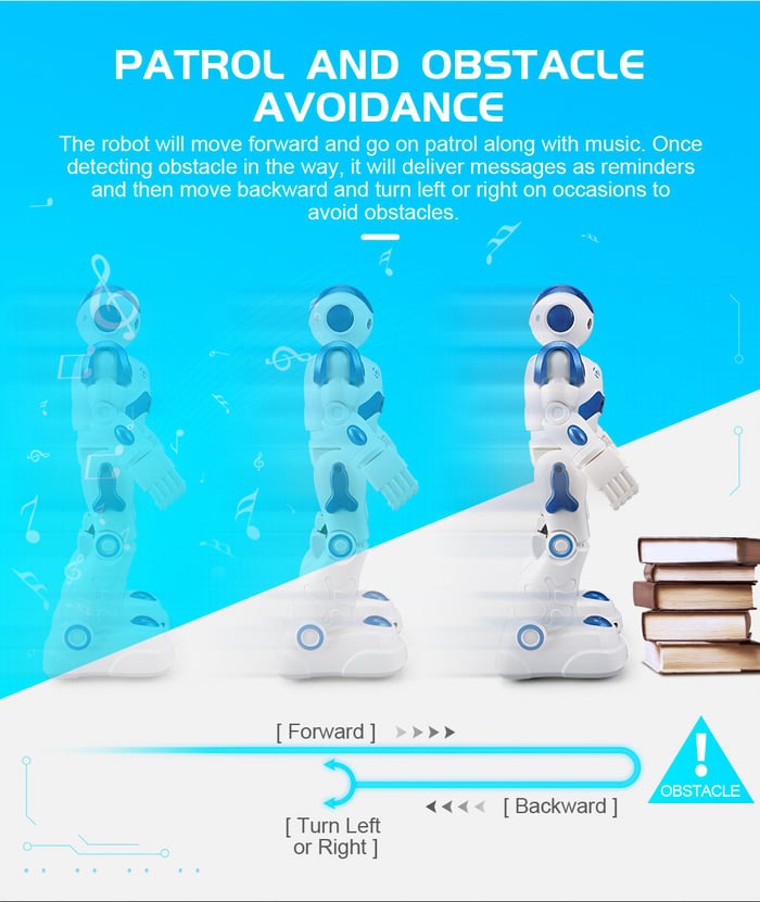Intelligentes Roboterspielzeug für Kinder | ThinkBot Interaktiver Lernroboter | Gestensteuerung | Tanzt und spricht | Wiederaufladbar