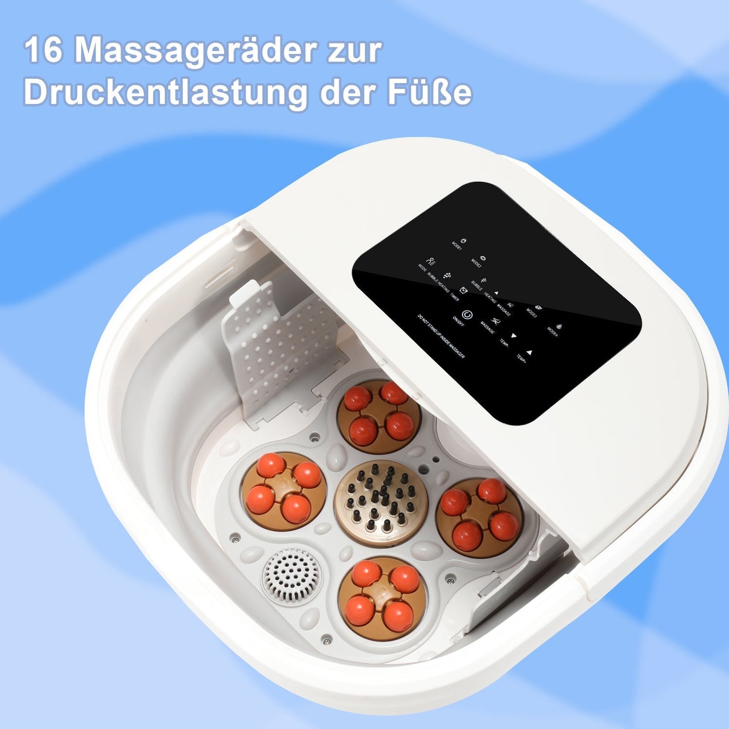 Fußmassagegerät elektrisch Wärme Klappbar | Karnz