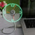 USB Tischventilator mit LED-Uhranzeige | Karnz
