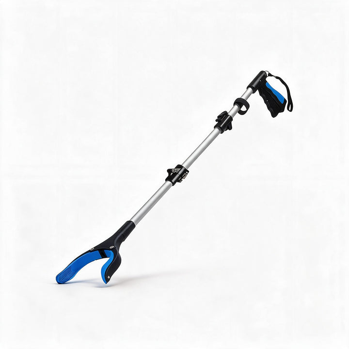 Klappbarer Greifer mit um 360° drehbarem Clip