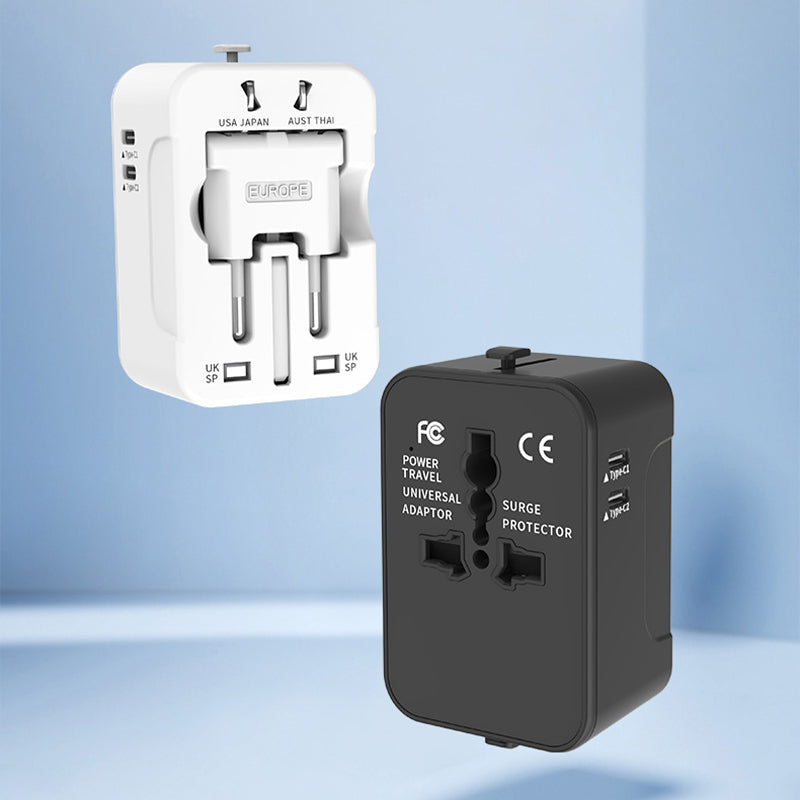 Universeller Reiseadapter mit dualen USB-Anschlüssen | Karnz