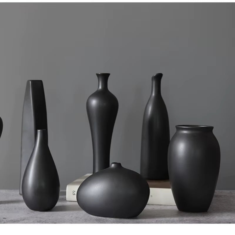 Keramische geometrische moderne Vase | Karnz