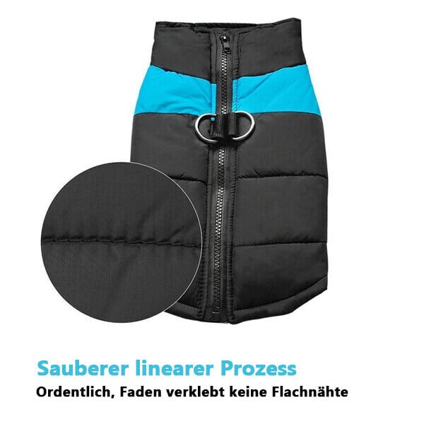 Winter Warme Wasserdichte Hundeweste mit Reißverschluss (Gr.S-7XL)