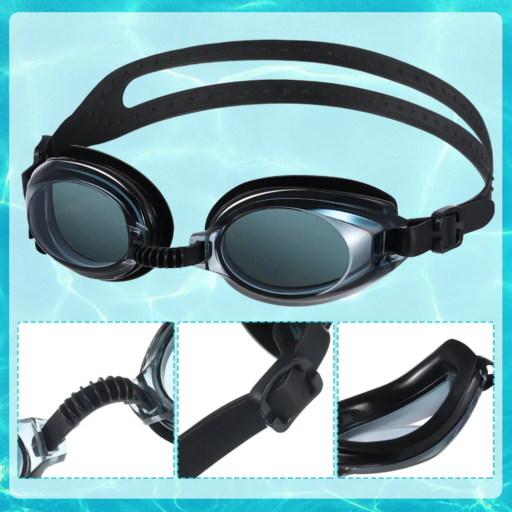 Schwimmbrille 3er-Pack für Erwachsene | Karnz