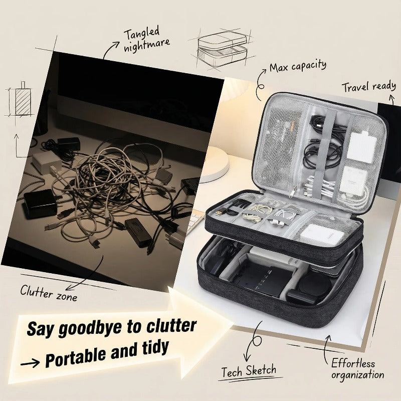 Triple Layer Tech Organizer Karnz