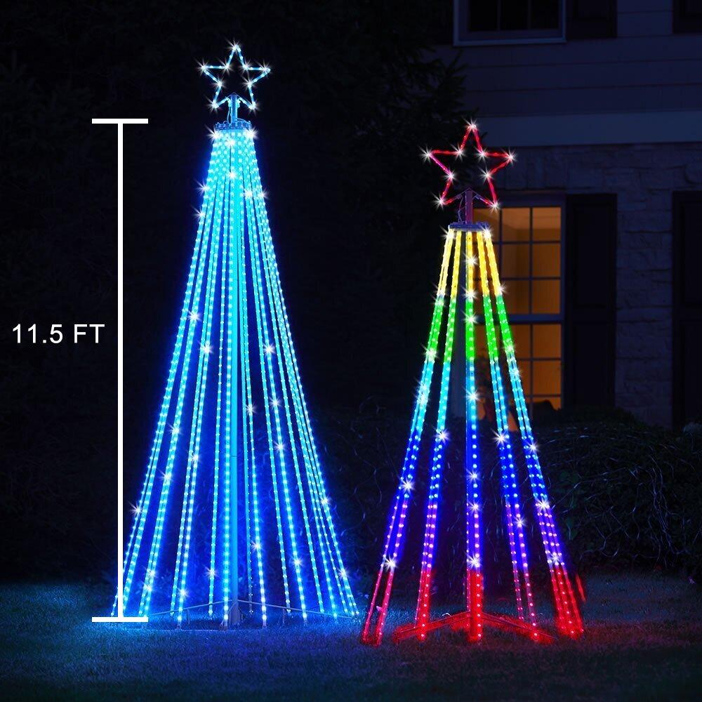 Der choreografierte Lichtshowbaum